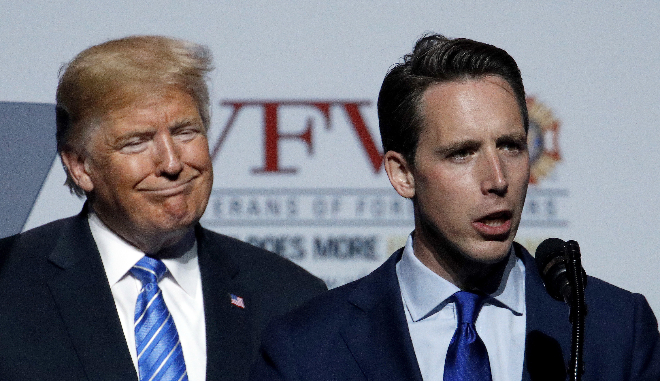 Trump praises Hawley in his backyard: ‘We need Josh badly’