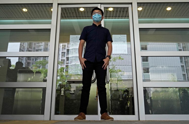 Hong Kong activist protesting China’s national security law says suspicious cars are following him