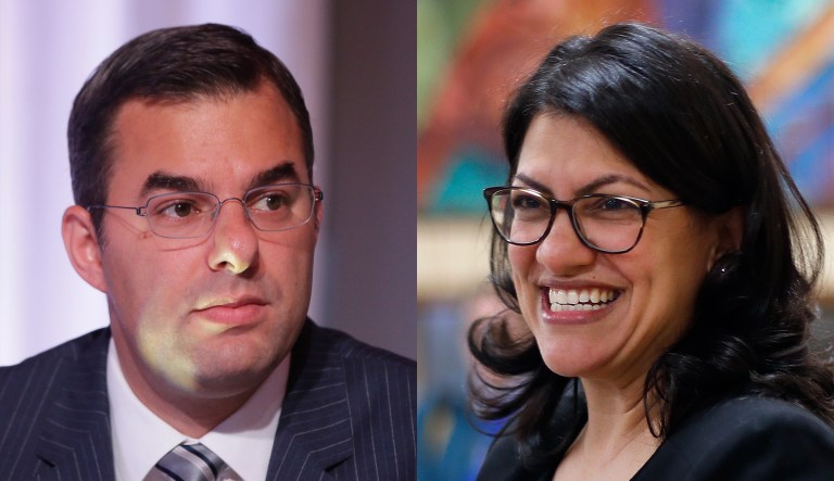 Justin Amash and Rashida Tlaib.