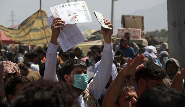 ‘Hunted’: Afghans left in limbo struggle to hide from Taliban and find US support