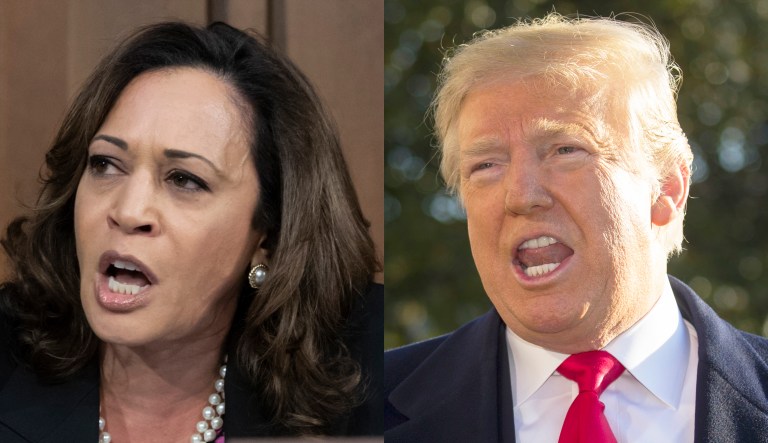Kamala Harris and Donald Trump
