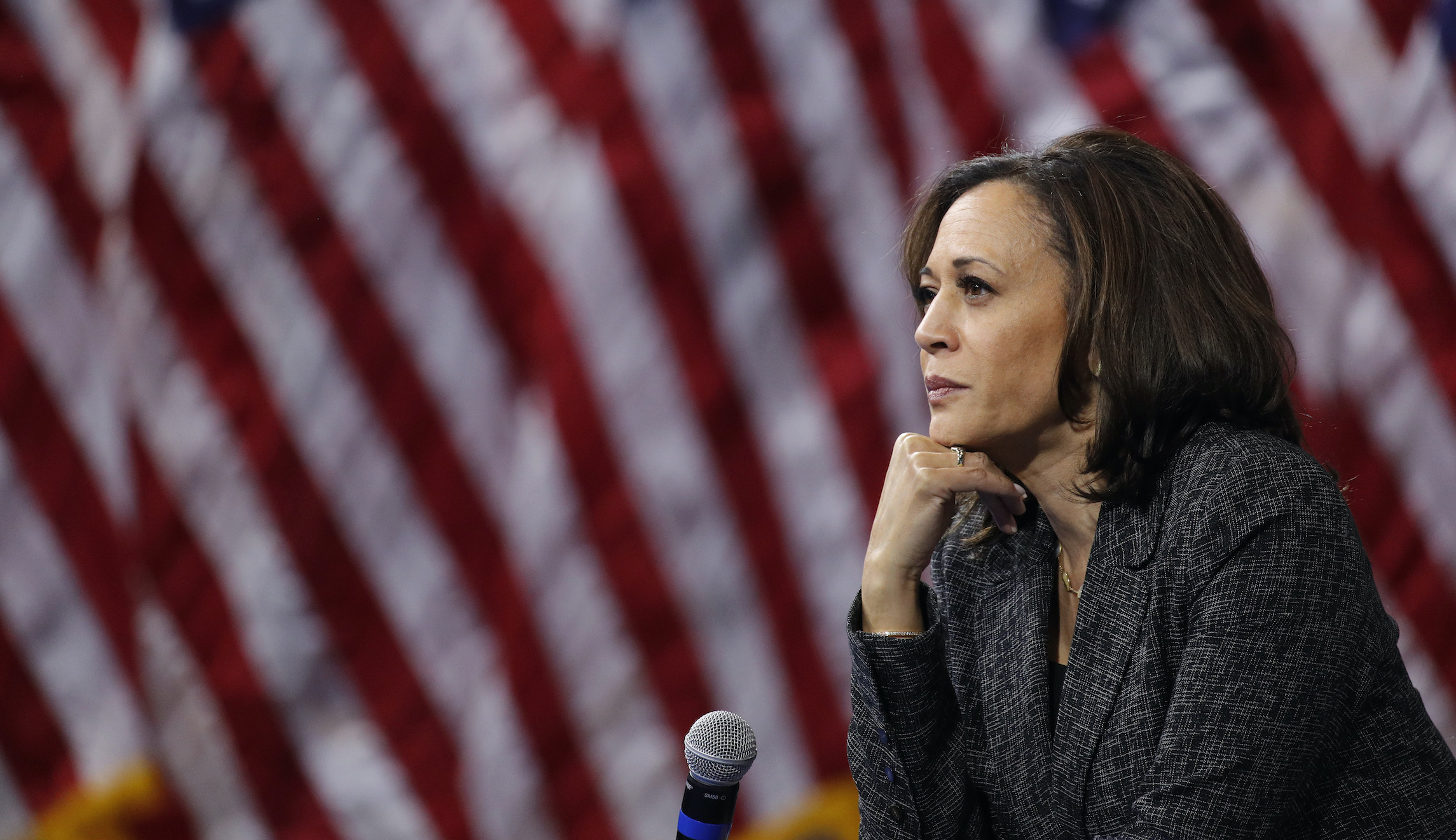 Trump campaign tiptoes around ‘Kamala is a cop’