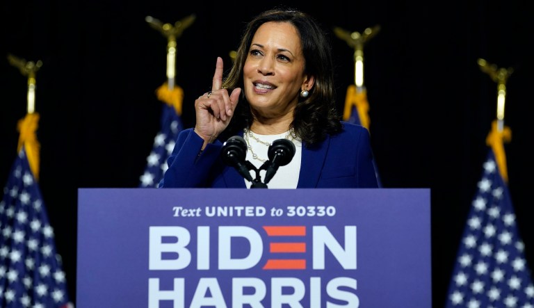 Kamala Harris leans into heritage as she accepts history-making nomination