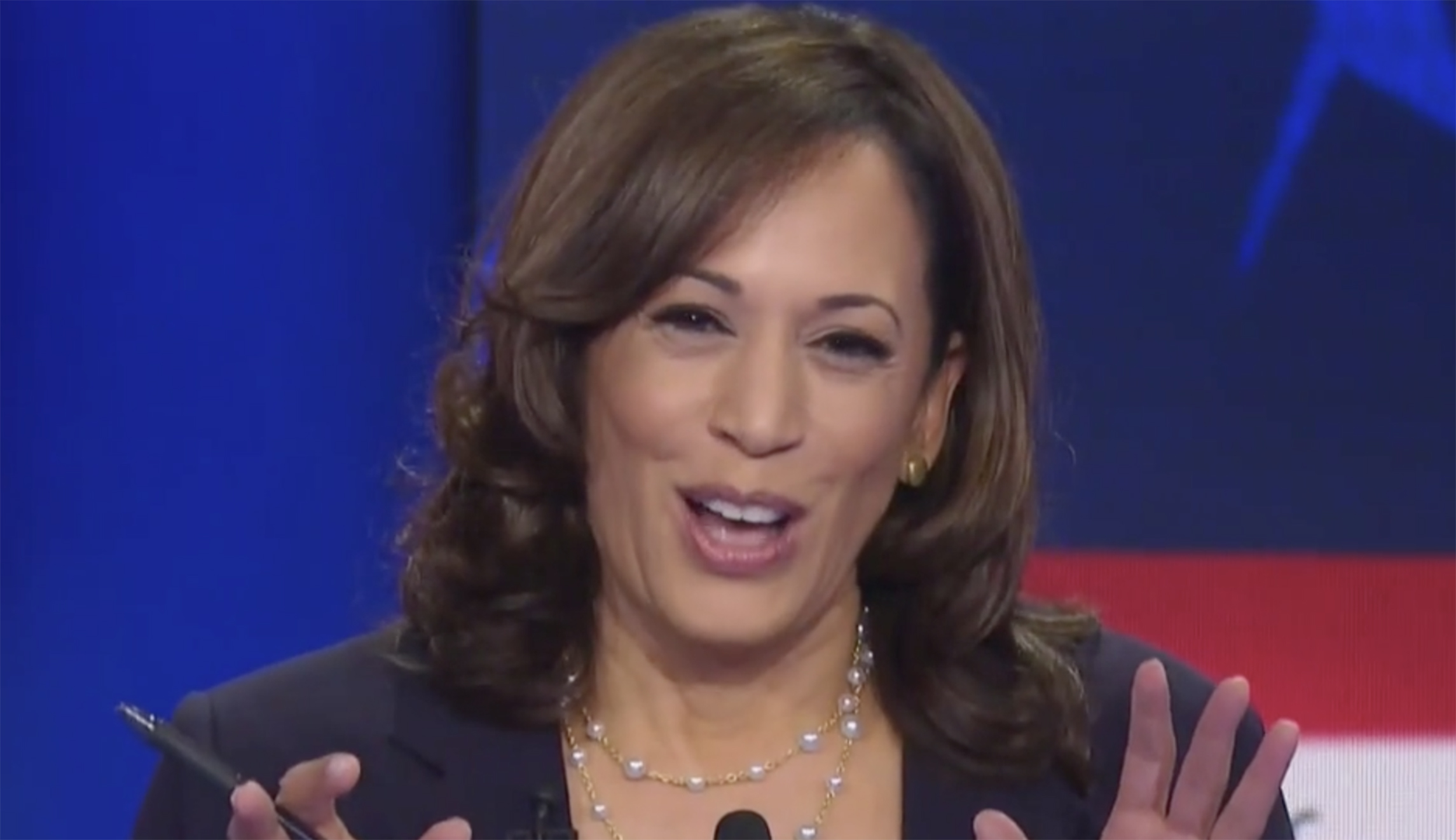 Kamala Harris slams male rivals for debate ‘food fight’