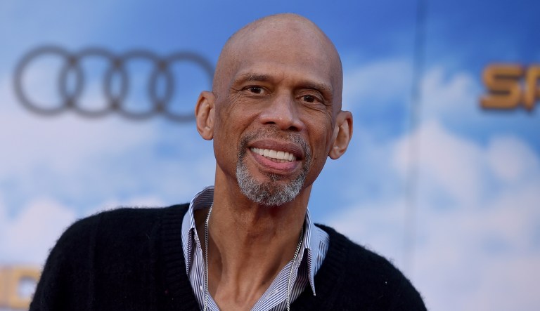 Kareem Abdul-Jabbar arrives at the Los Angeles premiere of "Spider-Man: Homecoming" at the TCL Chinese Theatre on Wednesday, June 28, 2017.