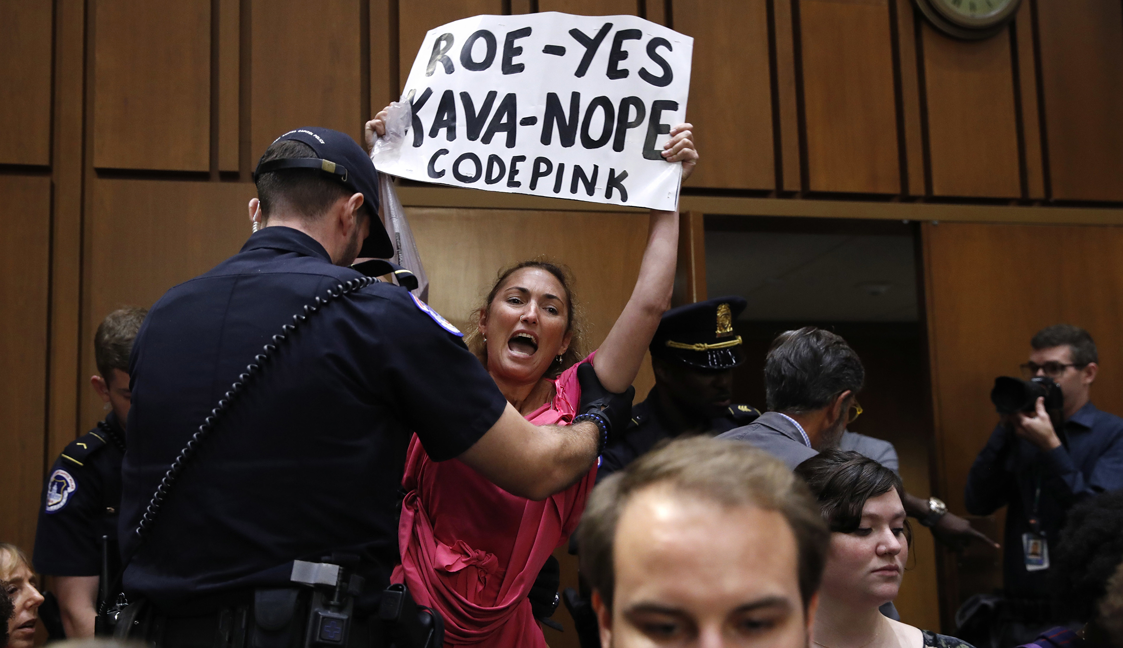 Capitol Police arrest 22 protesters in first hour of Brett Kavanaugh hearing