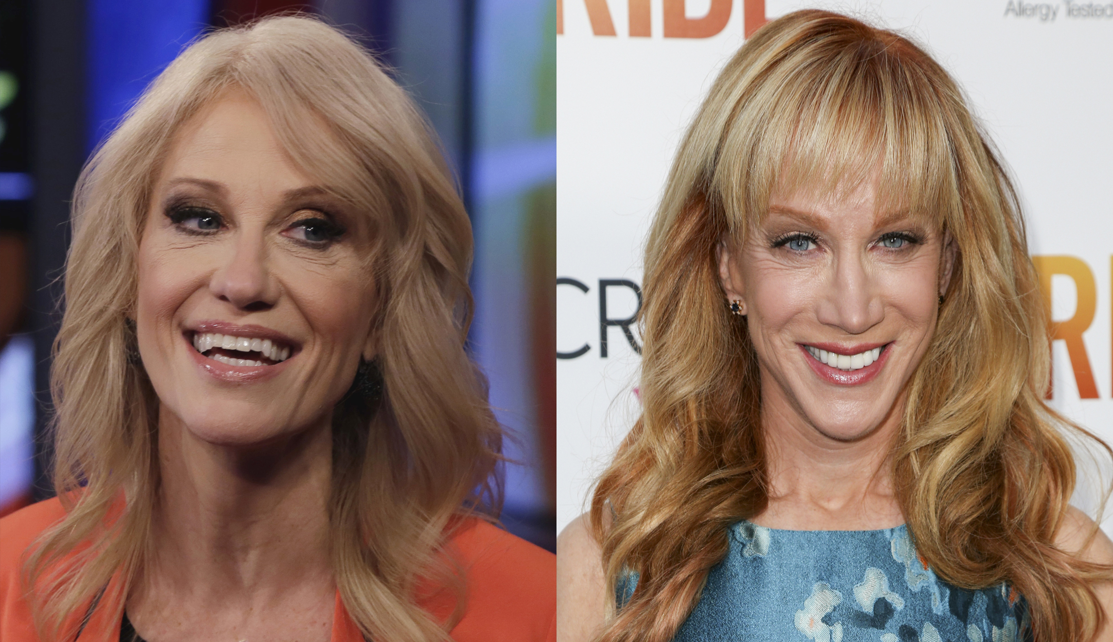 Kathy Griffin debuts Kellyanne Conway impression to defend ‘the worst people in history’