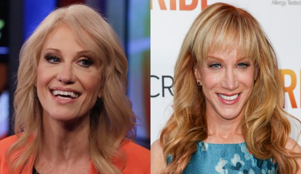 Kathy Griffin debuts Kellyanne Conway impression to defend ‘the worst people in history’