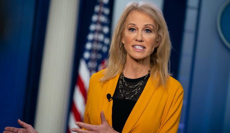Fox News asks Kellyanne Conway if she agrees with husband that Trump is ‘racist’