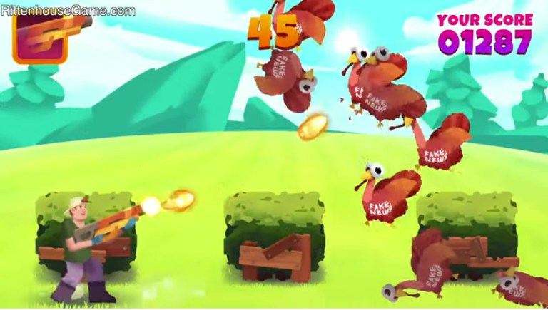 Kyle Rittenhouse unveiled a new video game June 23 in which users can assume the cartoon version of him and shoot up wide-eyed 