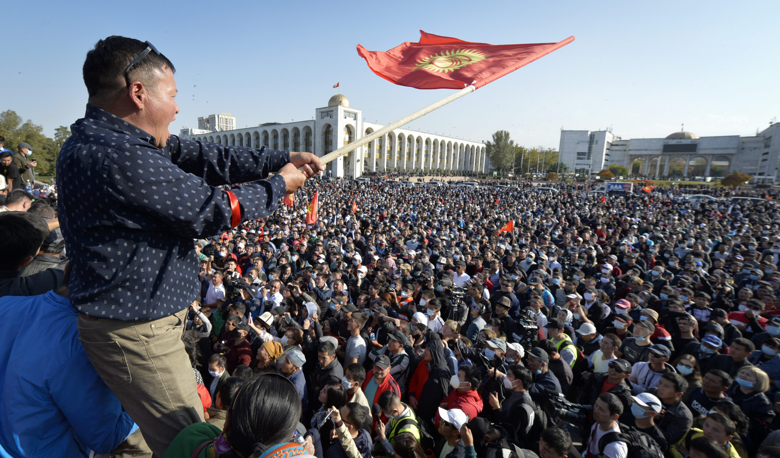 Protesters in Kyrgyzstan seize parliament building over disputed election