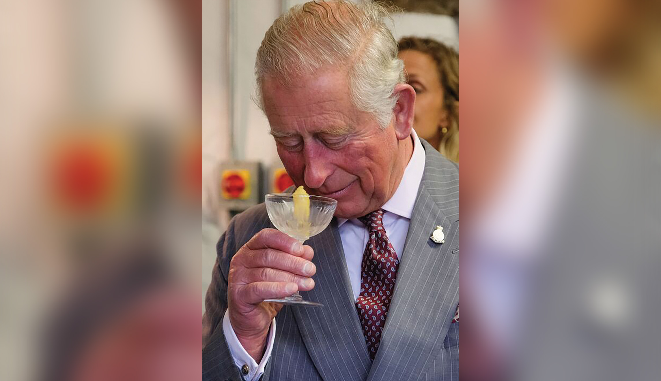 The king’s martini glass