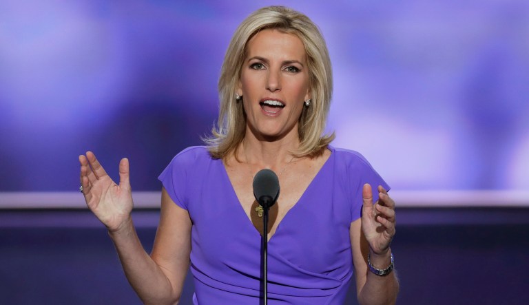 Conservative political commentator Laura Ingraham speaks during the third day of the Republican National Convention in Cleveland, Wednesday, July 20, 2016.