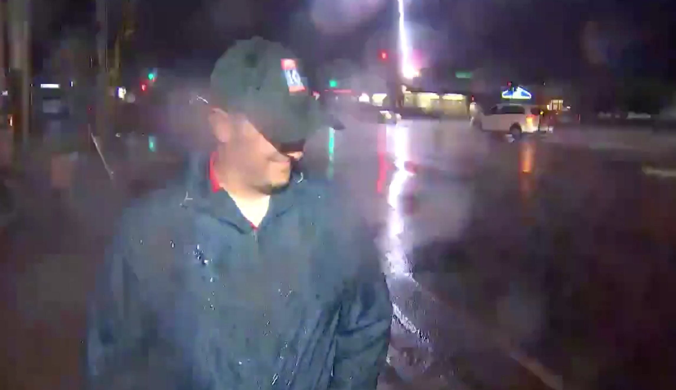 WATCH: Reporter nearly gets struck by lightning while covering storm