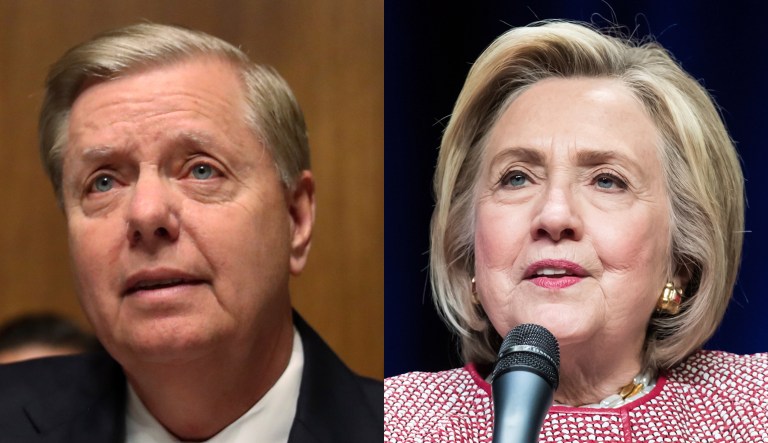 Lindsey Graham and Hillary Clinton.