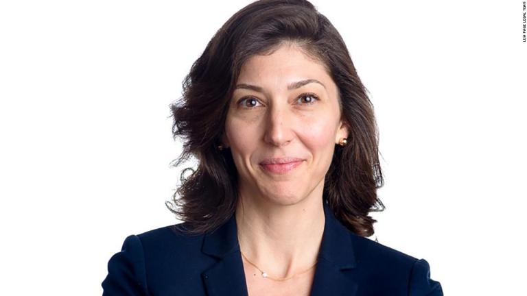 Lisa Page outside her Capitol Hill home in Washington, D.C. on Jan. 25.