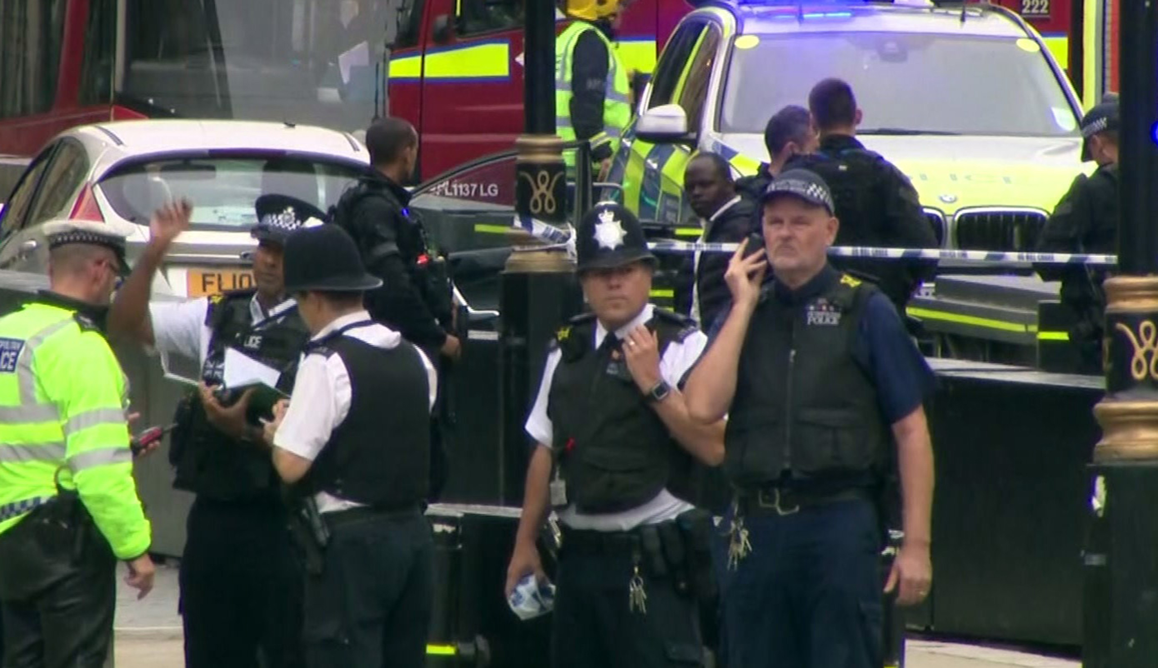 Car crash outside London’s Parliament treated as terrorism