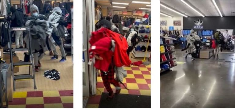 Los Angeles police arrest retail looters caught on camera between Dec. 1 and 2. 