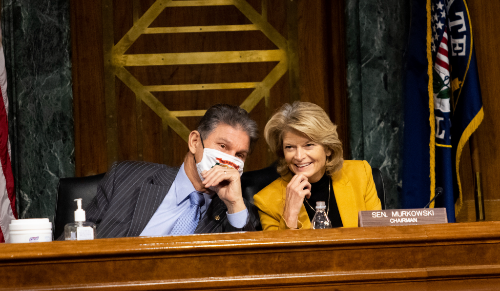 Manchin and Lisa Murkowski.