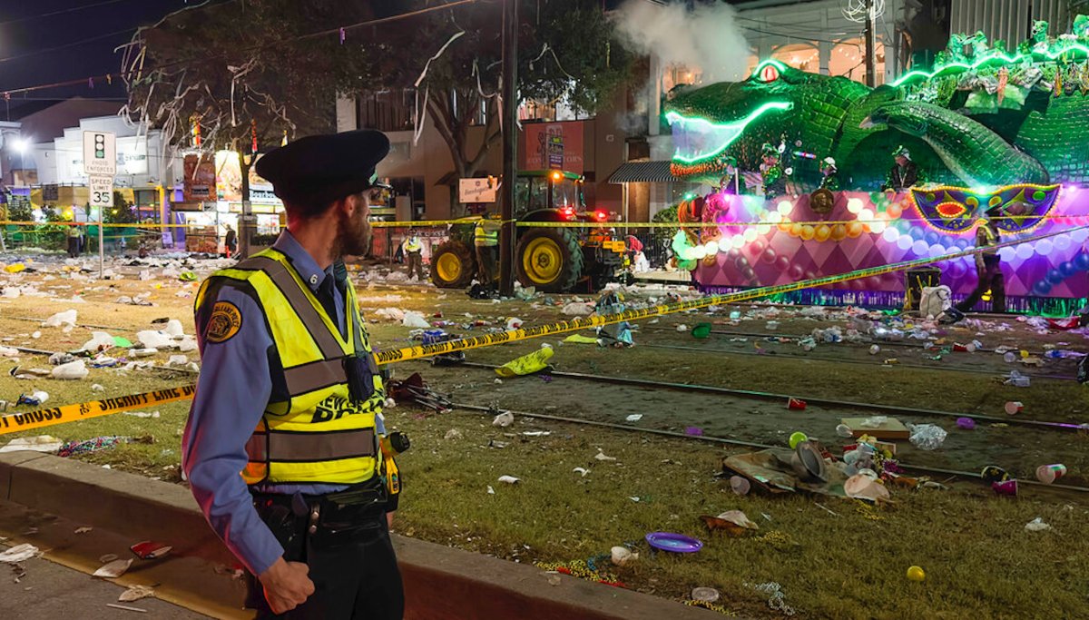 Five shot and one killed along parade route ahead of Mardi Gras in New ...