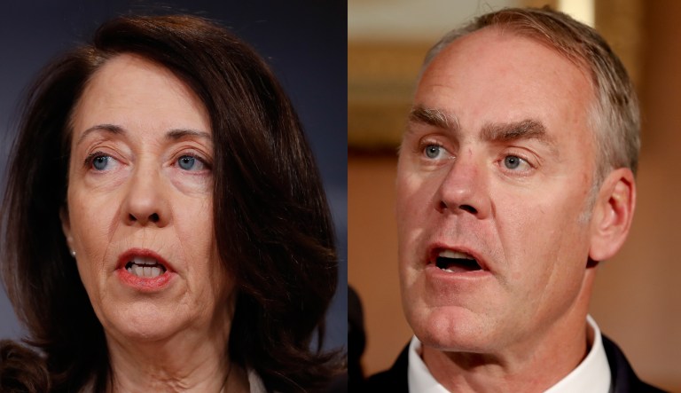 Maria Cantwell and Ryan Zinke.