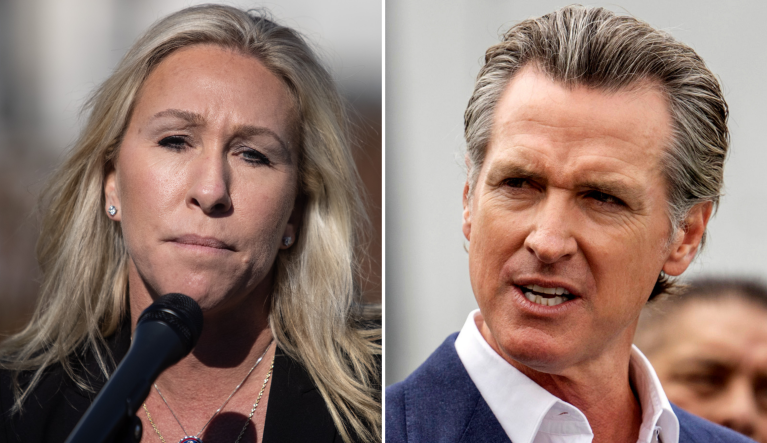 Newsom and Greene in Twitter spat over Target Pride collection