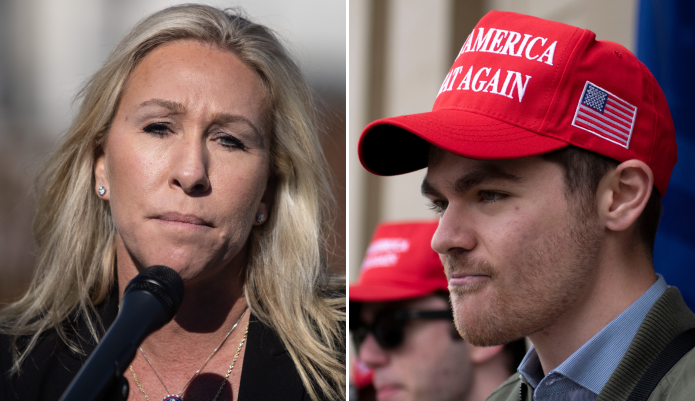 Marjorie Taylor Greene defends ‘First Amendment for every single American,’ even Nick Fuentes on ‘The View’ Marjorie Taylor Greene defends ‘First Amendment for every single American,’ even Nick Fuentes on ‘The View’