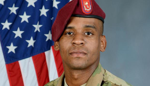 Pictured is Spc. Marquise Elliott.