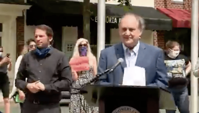 ‘Go to hell’: Hecklers unload on Maryland county official at reopening announcement