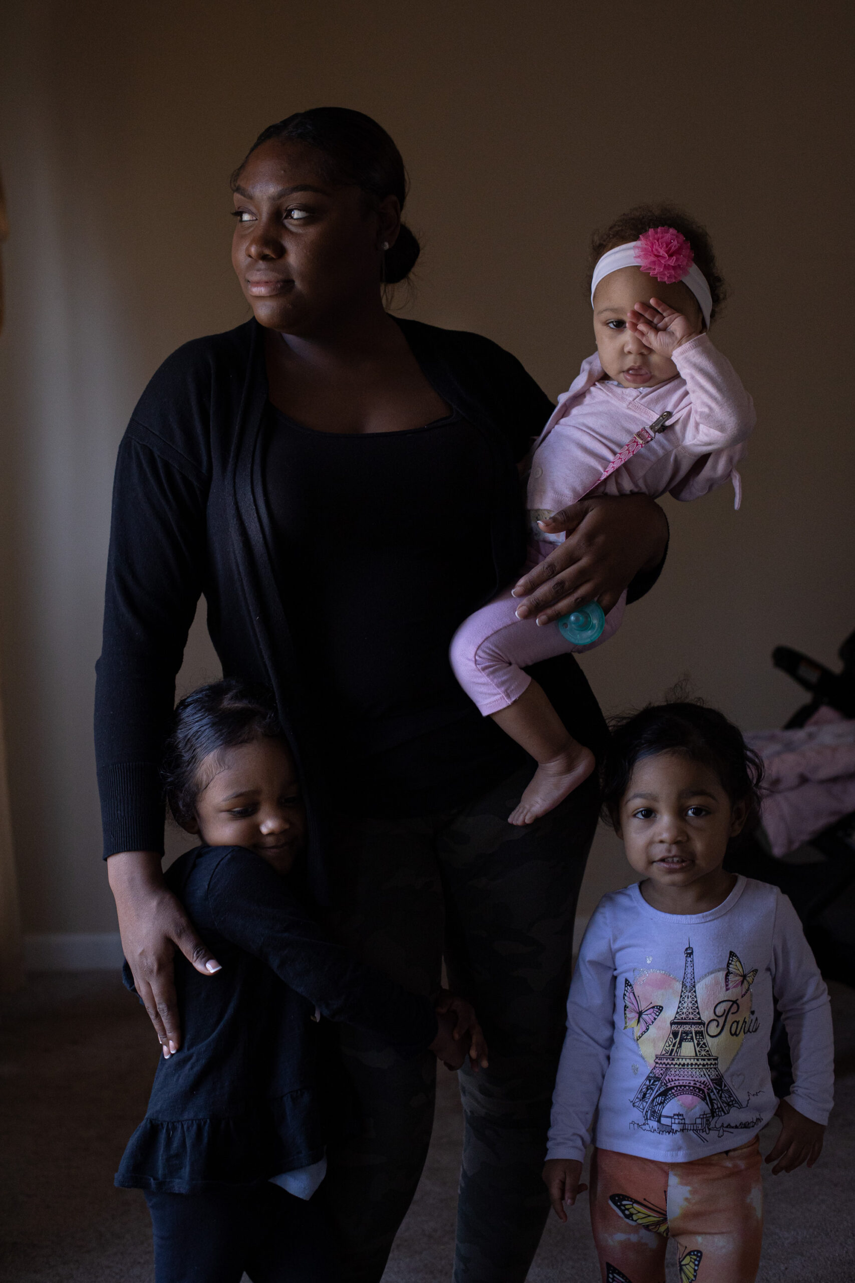 Star and her children, former residents of Mary's Shelter