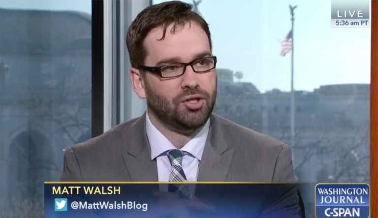 Matt Walsh is pictured.