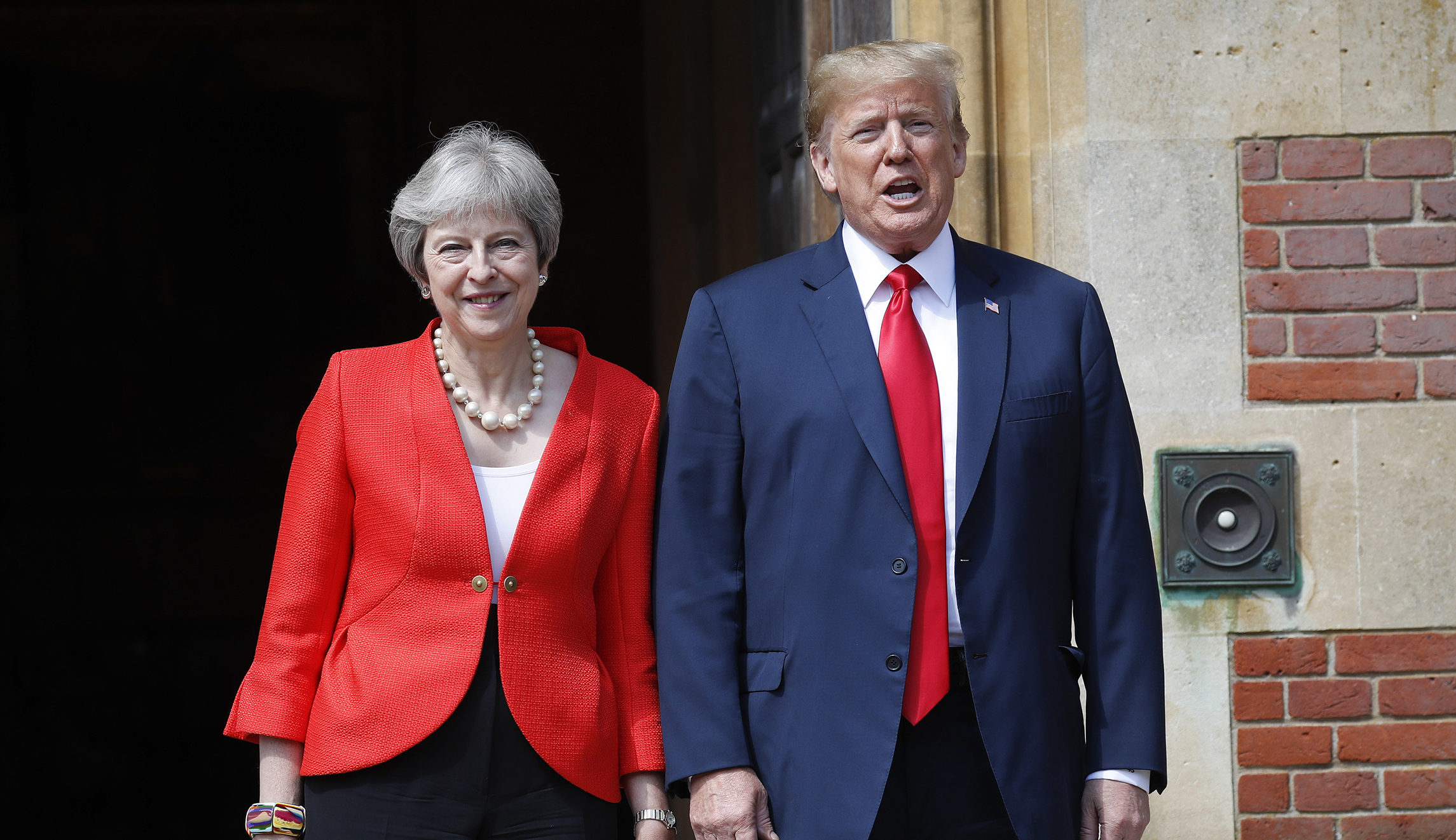 Theresa May says she trusts Trump