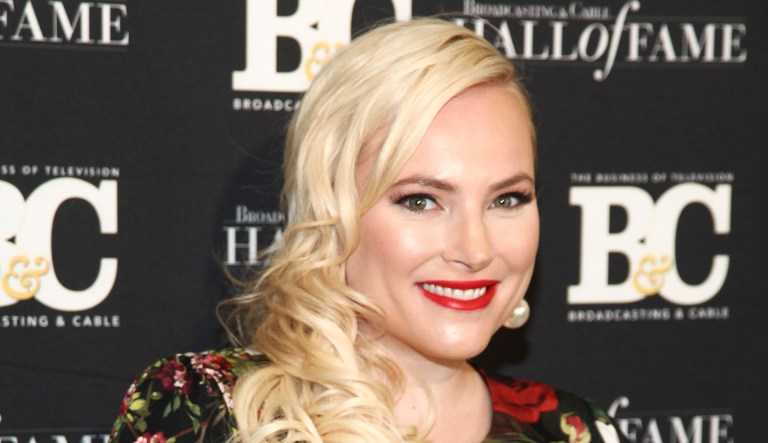 Meghan McCain poses in the press room at the Broadcasting & Cable Hall of Fame Awards 27th Anniversary Gala at the Grand Hyatt New York on Monday, Oct. 16, 2017, in New York.