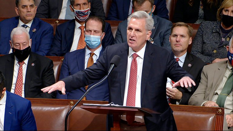McCarthy digs at Swalwell over Democrat’s China competitiveness bill