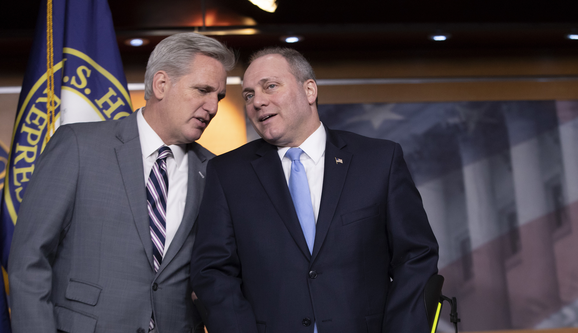 Kevin McCarthy and Steve Scalise
