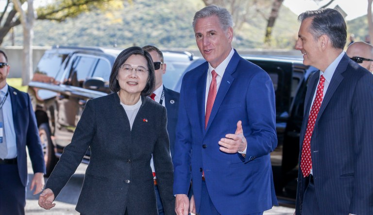 Kevin McCarthy fails to pressure Taiwan’s Tsai publicly on defense spending