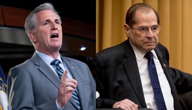 Reps. Kevin McCarthy and Jerry Nadler are pictured.