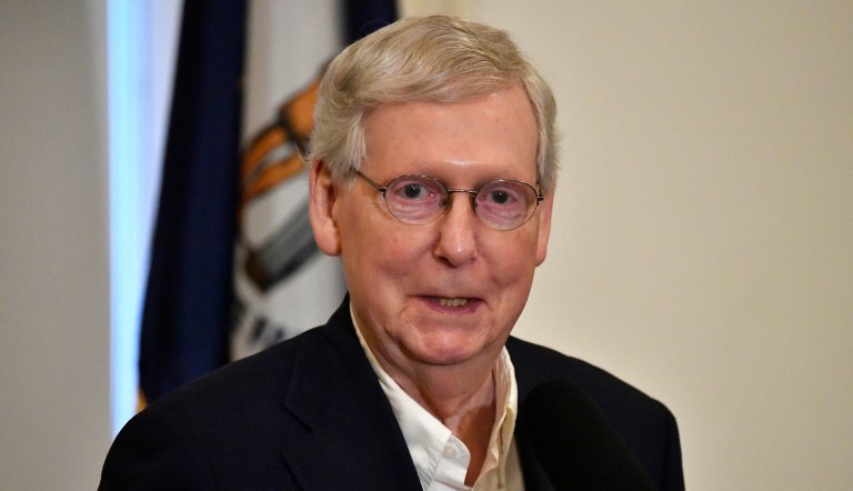 ‘Nancy Pelosi’s in the clutches of a left-wing mob’: McConnell vows to stop impeachment