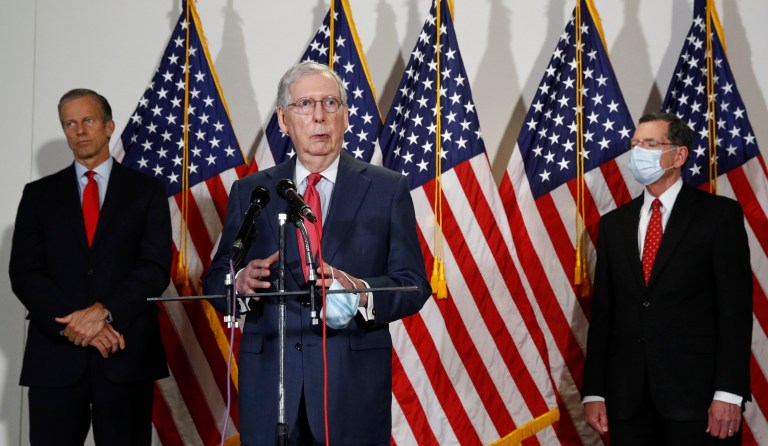 ‘Certainly within his authority’: McConnell defends Trump removal of inspectors general