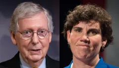 Mitch McConnell welcomes his Democratic challenger with blistering attack ad