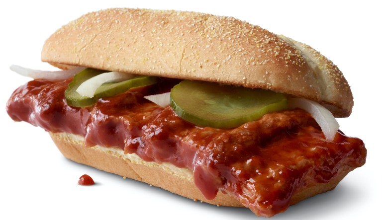 McDonald’s is rolling out the McRib nationwide for first time since 2012