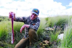 A man in the American outdoors