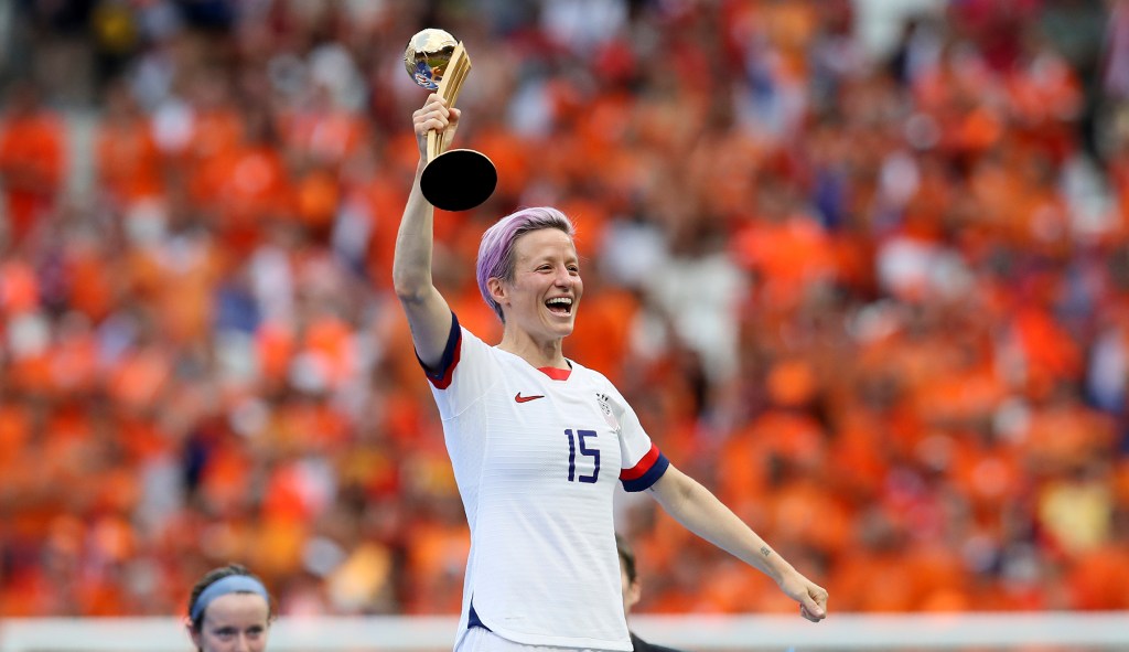 Megan Rapinoe says she will talk to anyone who ‘believes the same things we believe in’