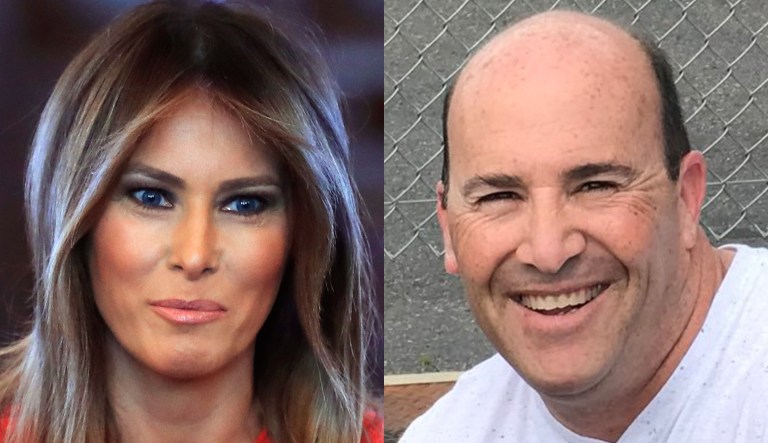 Melania Trump and Mark Roberts