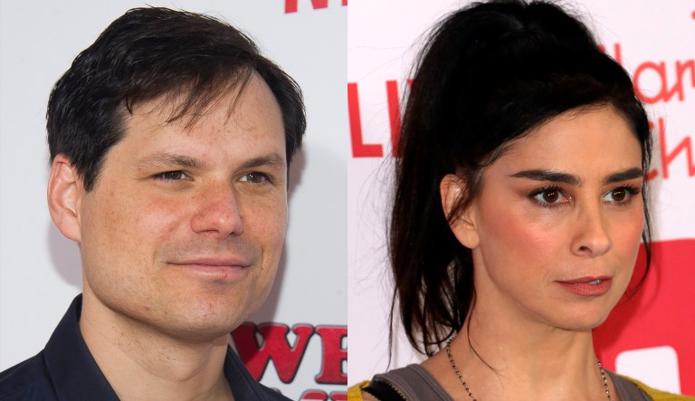 Michael Ian Black and Sarah Silverman