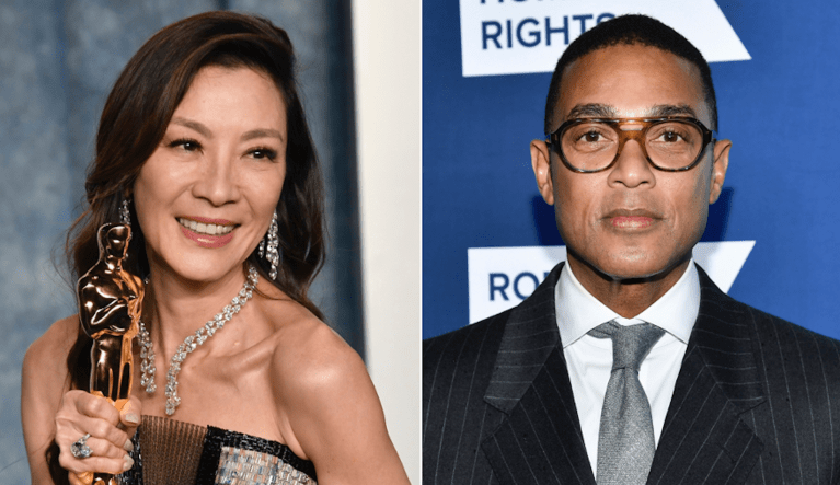 2023 Academy Award winner for Best Actress Michelle Yeoh (left) and CNN host Don Lemon.