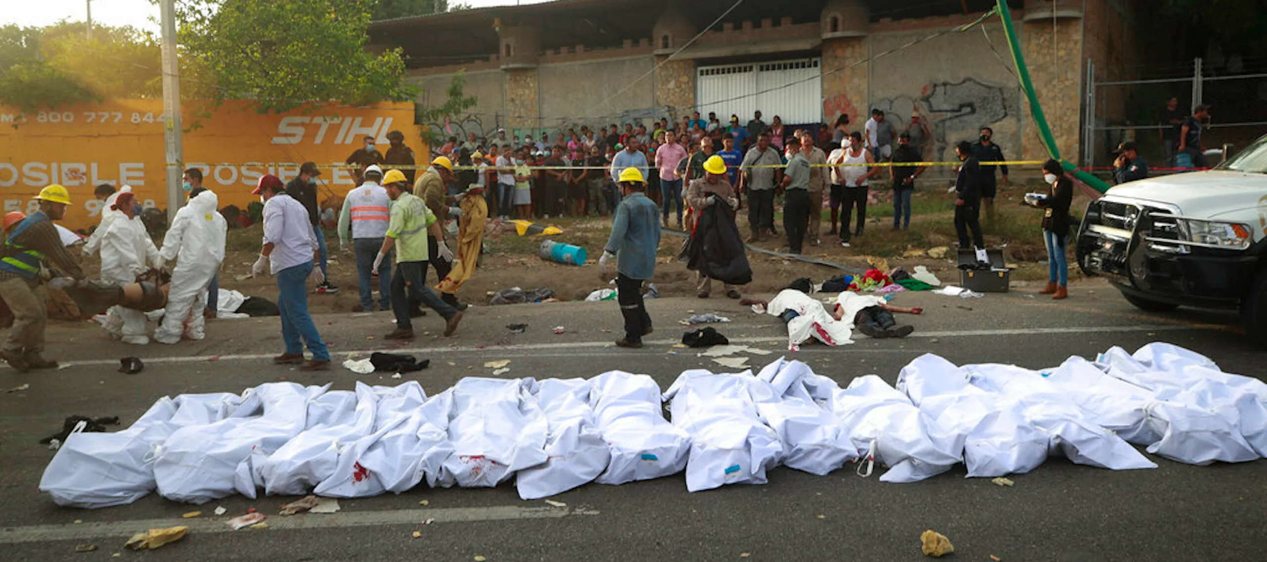 Truck crash kills 54 migrants in Mexico