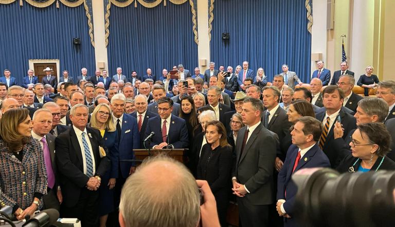 Exhausted House Republicans see fresh start in Mike Johnson speakership: ‘He’s a reconciler’