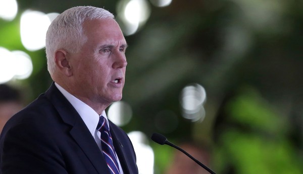 Pence promises: ‘Under President Donald Trump, we will never abolish ICE’
