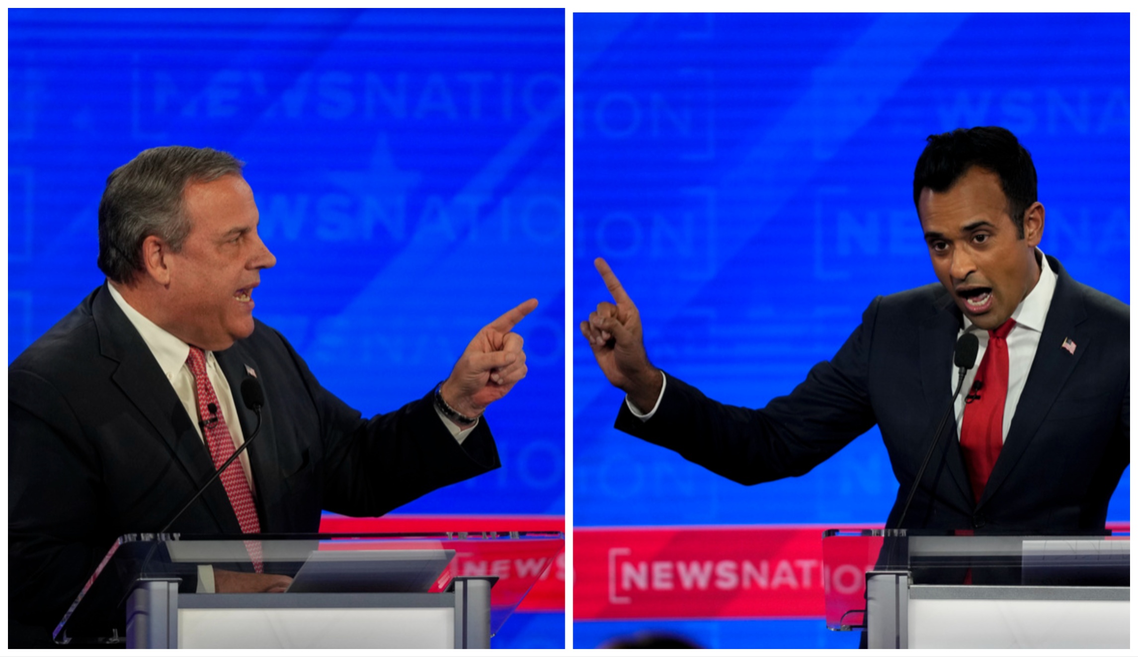 Ramaswamy and Christie, get outta here, now!